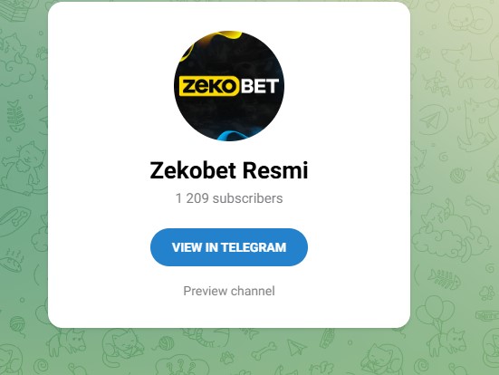 Zekobet Telegram
